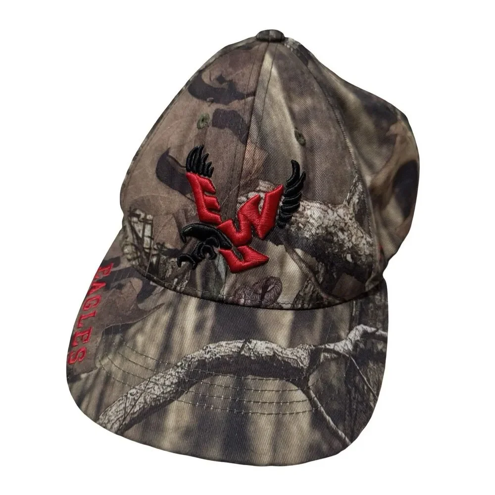 Eastern Washington University Eagles camo baseball hat cap